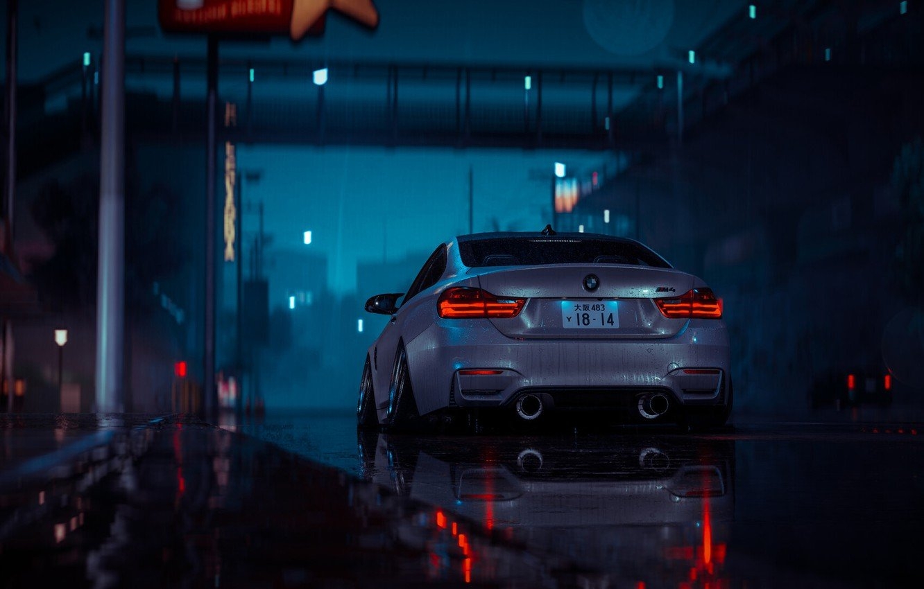 1340x850 Wallpaper Auto, Night, The Game, BMW, Machine, Car, NFS, Sports Car, F BMW M Need For Speed Transport & Vehicles, Lil Shaply, By Lil Shaply, BMW M4 (F82), 18 14 Image For, Desktop