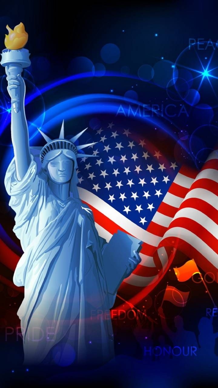 720x1280 Download America July 4th wallpaper by bobeem1315 now. Browse millions of popular am. Usa wallpaper, Patriotic wallpaper, Patriotic picture, Phone