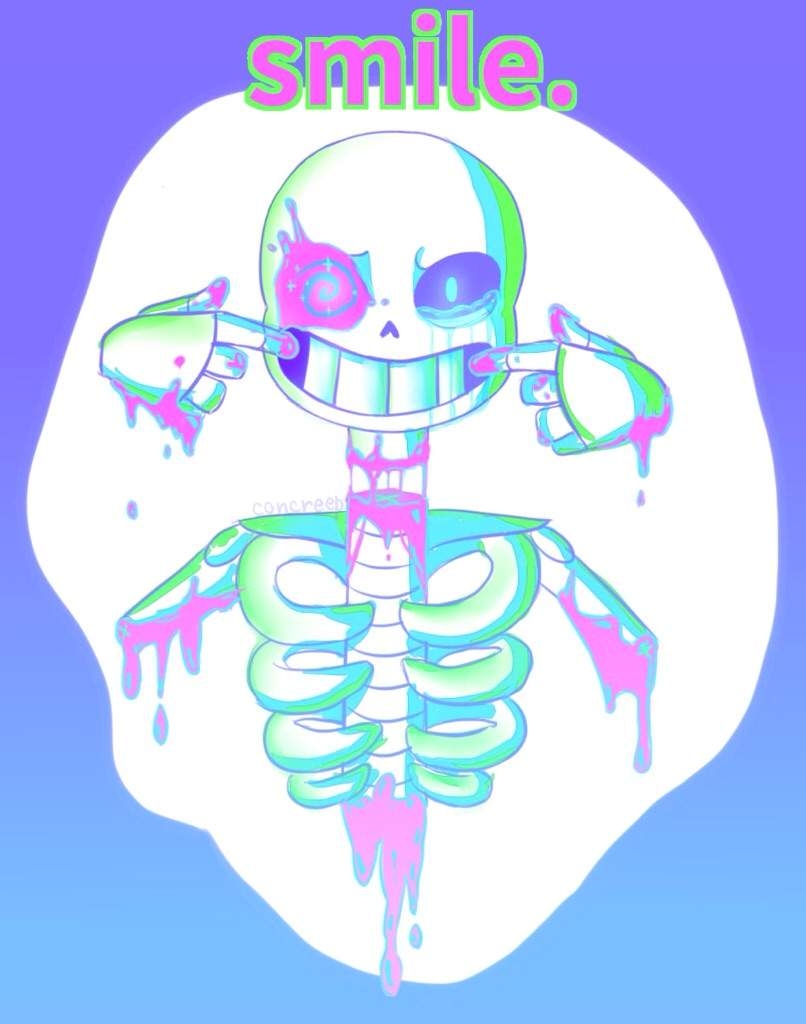 810x1030 Pastel gore sans (so gore warning of course), Phone