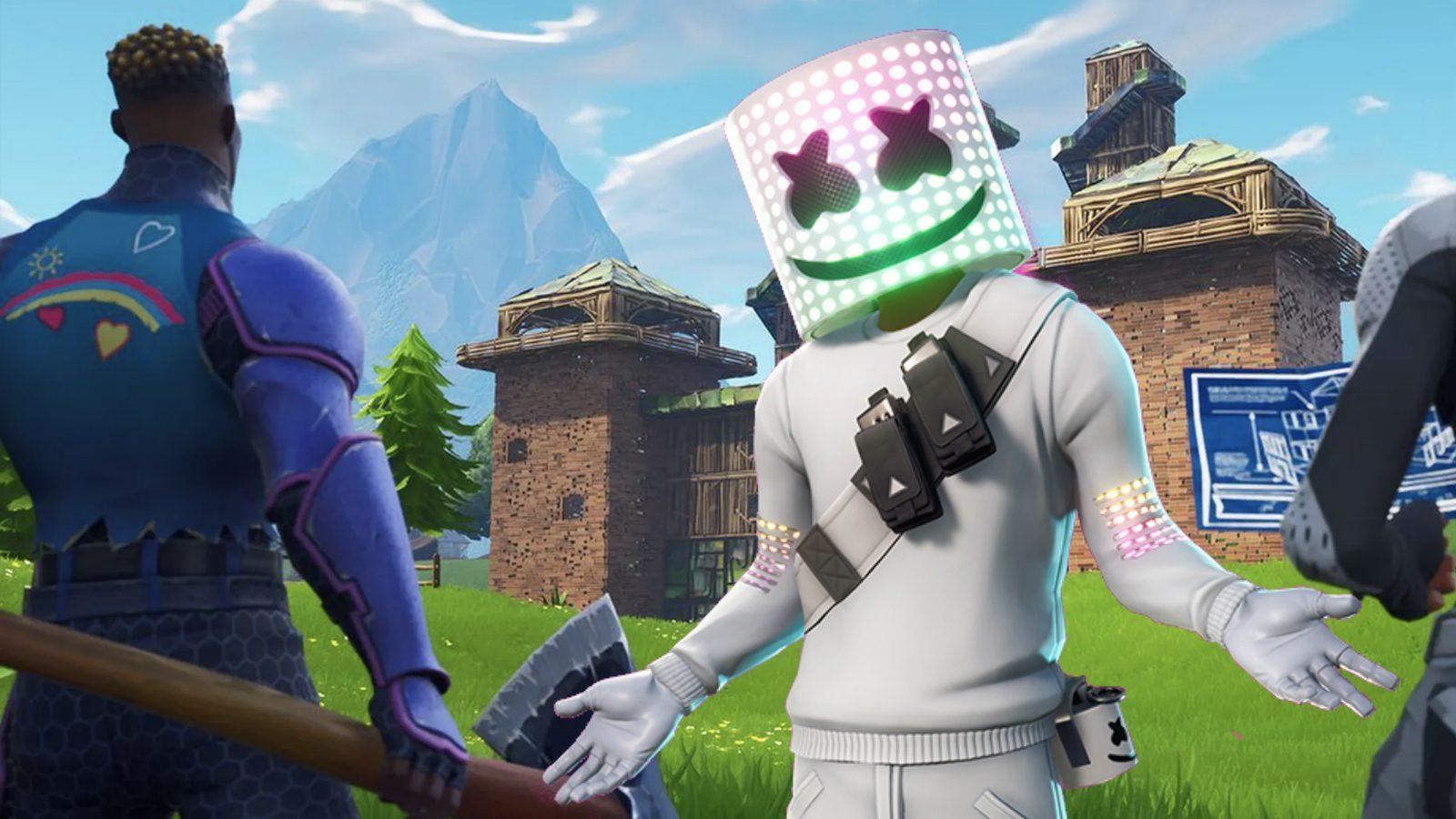 1600x900 Marshmello Fortnite wallpaper, Desktop