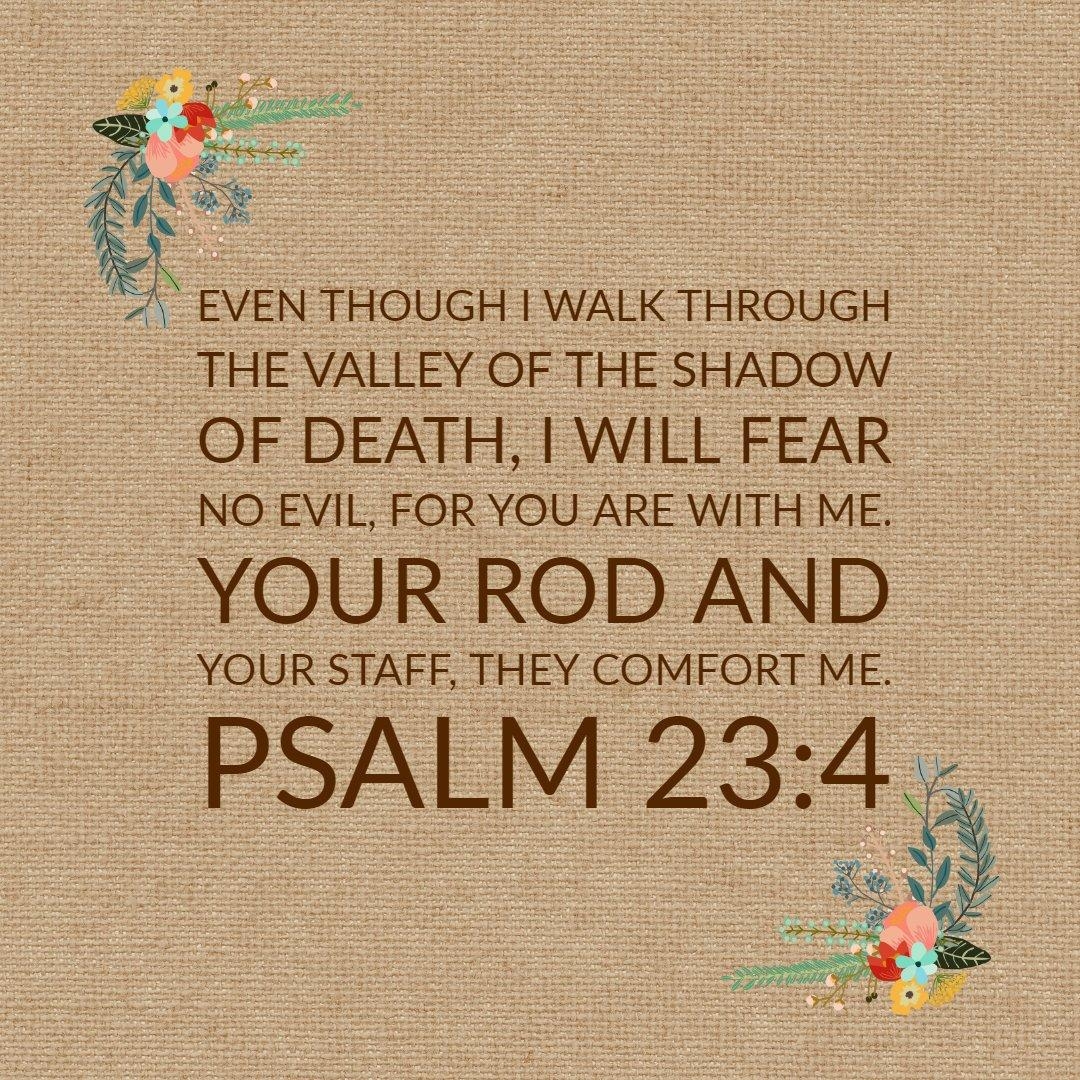 1080x1080 Psalm 23 4 Wallpaper, Phone