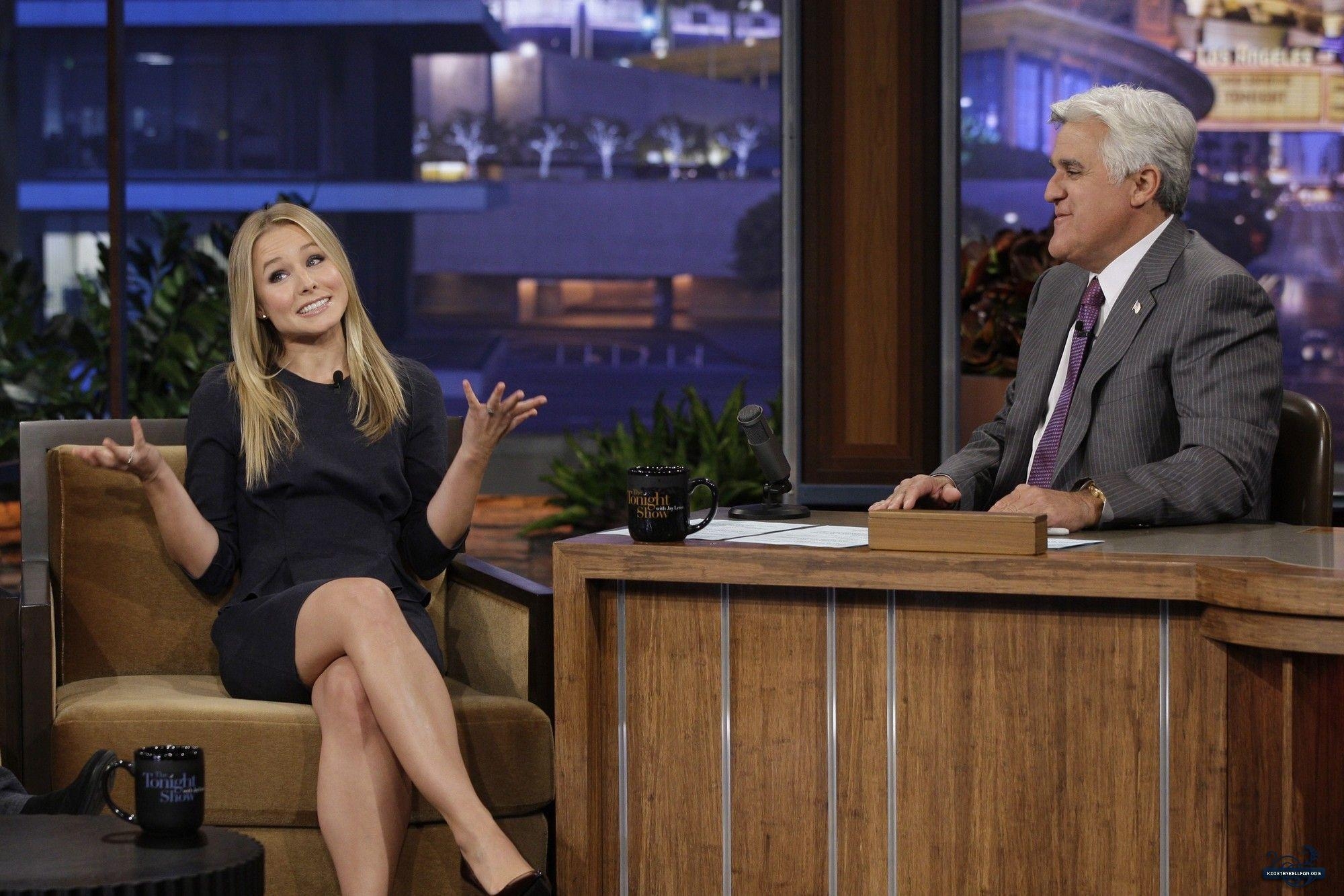 2000x1340 Kristen Bell image The Tonight Show with Jay Leno HD wallpaper, Desktop