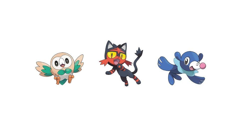 980x560 Popplio, Litten, Rowlet Pokemon Ultra S HD Wallpaper, Desktop