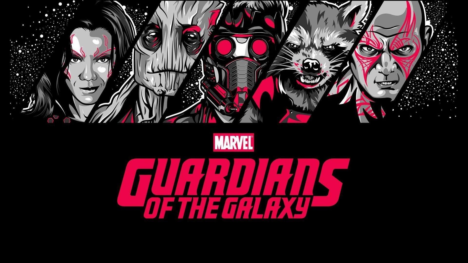 1920x1080 Guardians Of The Galaxy, Star Lord, Gamora, Rocket Raccoon, Groot, Desktop