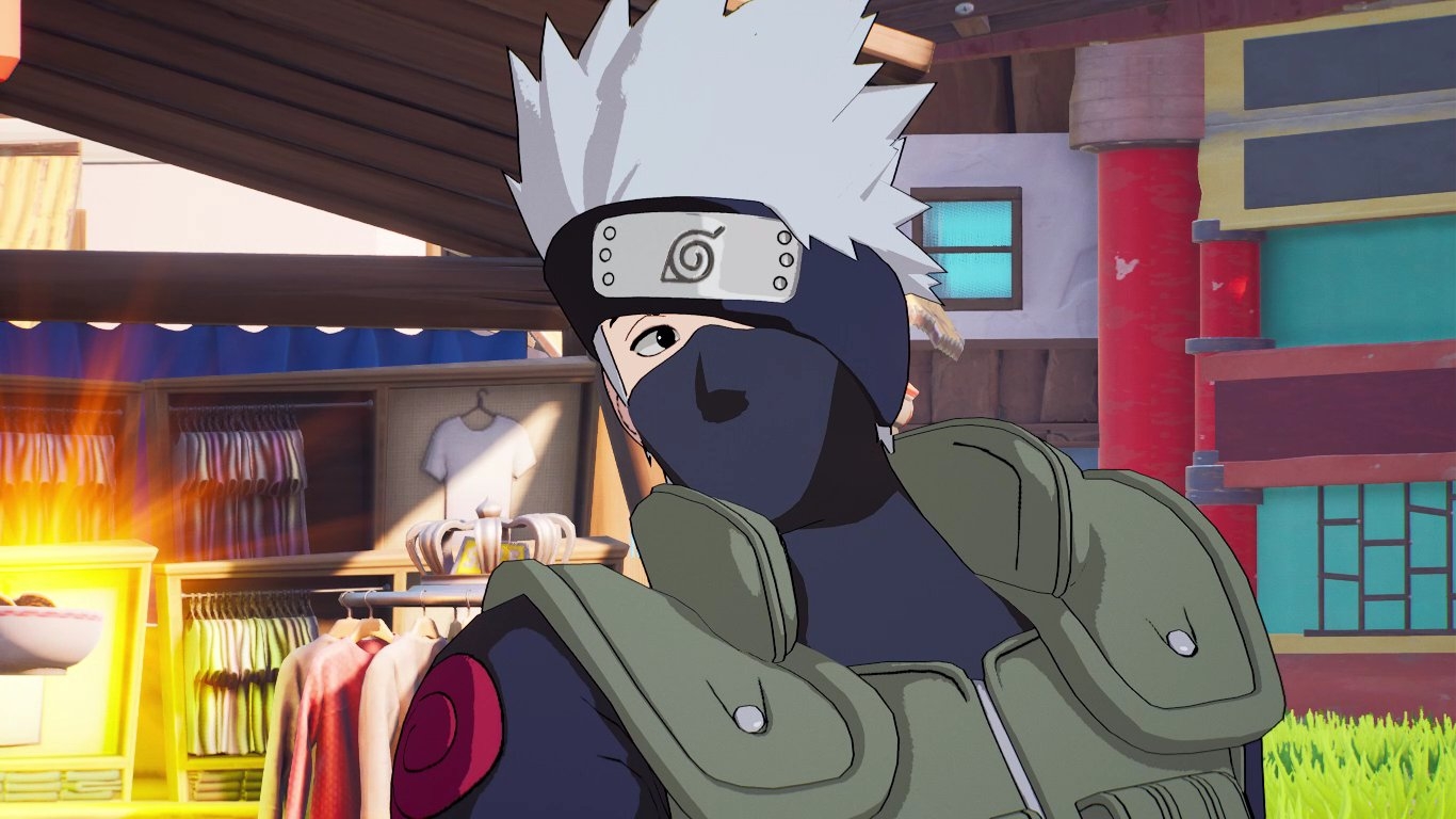 1370x770 Kakashi Hatake Fortnite wallpaper, Desktop