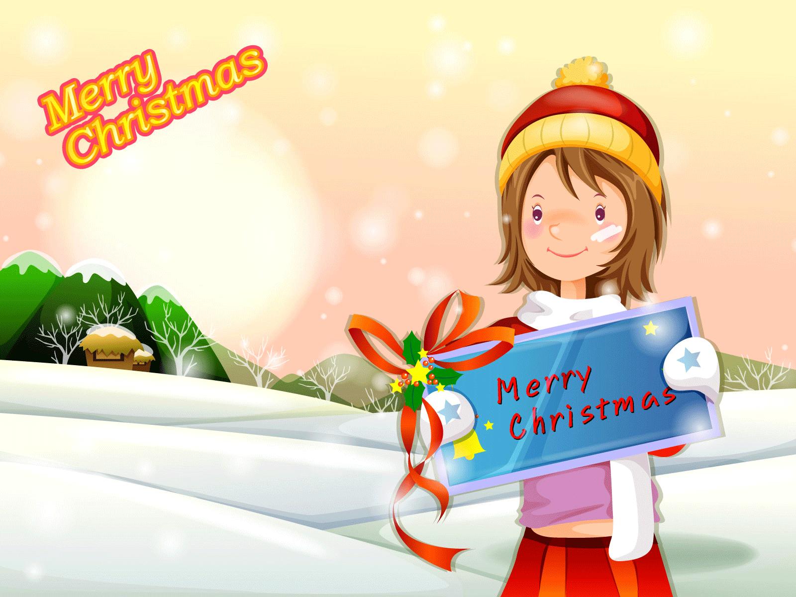 1600x1200 PARIS: Christmas cartoon wallpaper, Desktop