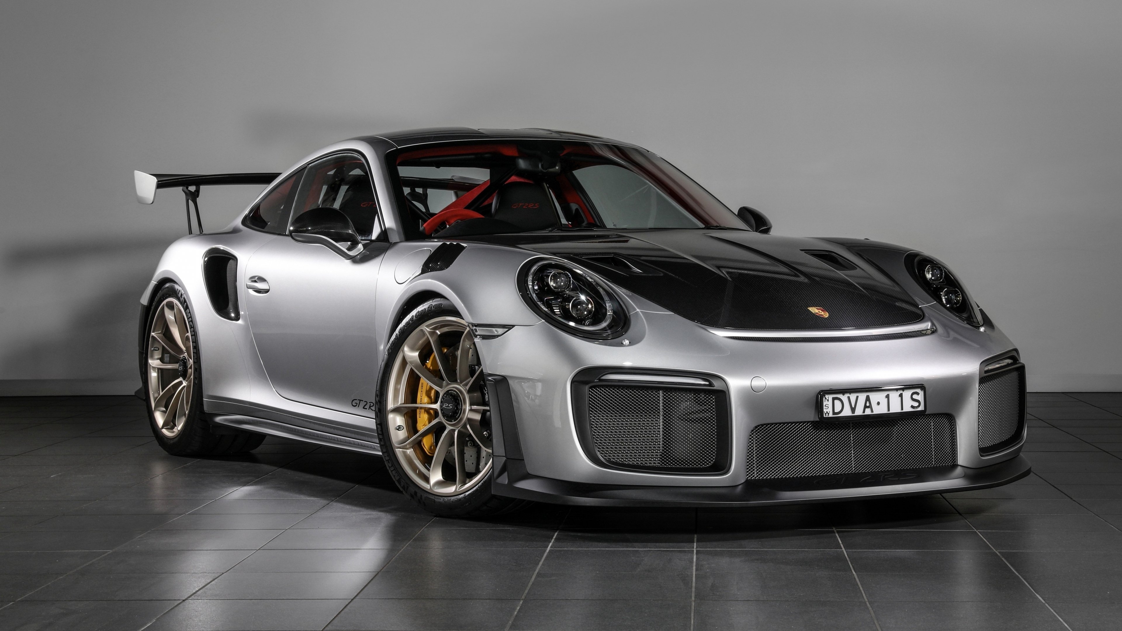 3840x2160 Download wallpaper  2018 porsche 911 gt3 rs, grey, sports car 4k wallpaper, uhd wallpaper, 16:9 widescreen  HD background, 5275, Desktop