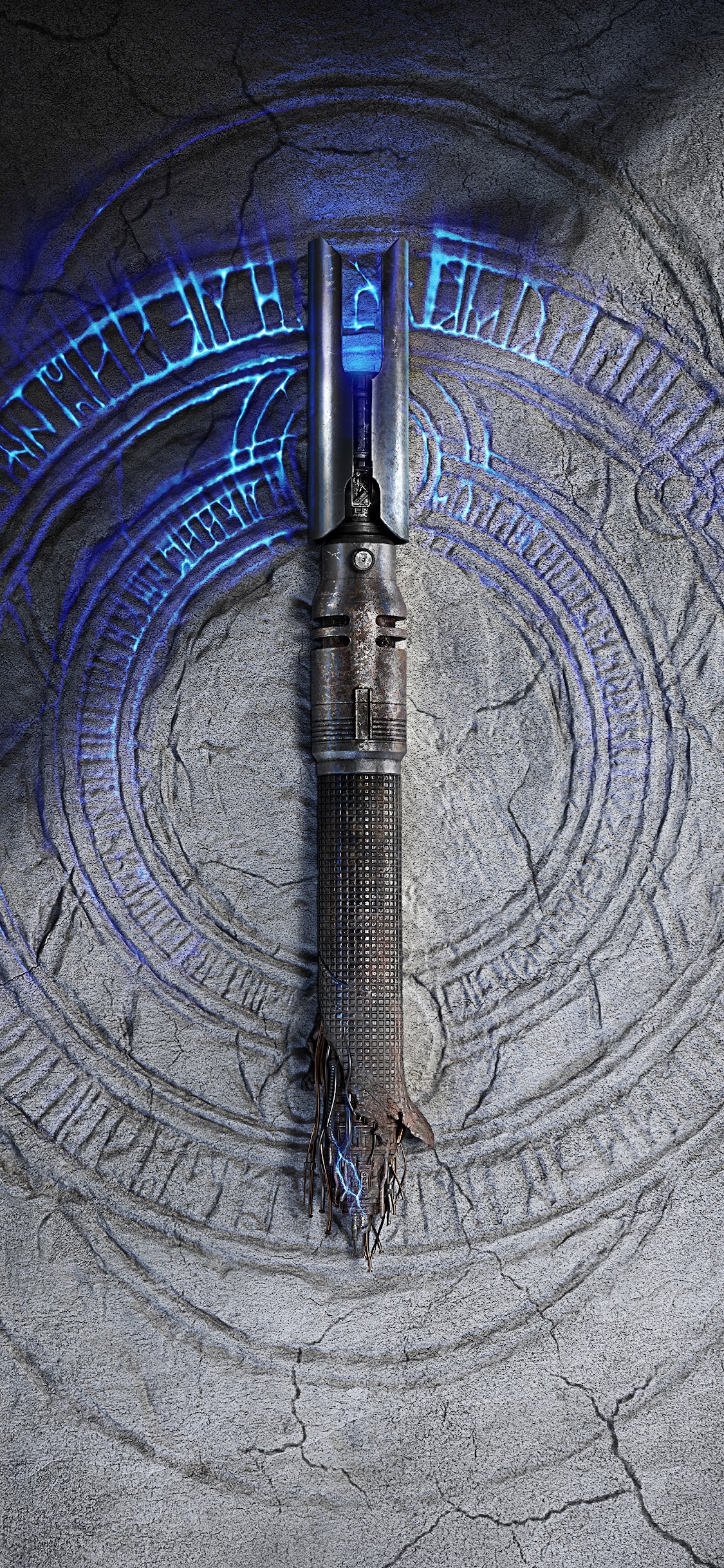 1130x2440 Star Wars Jedi: Fallen Order Lightsaber 8K Wallpaper, Phone