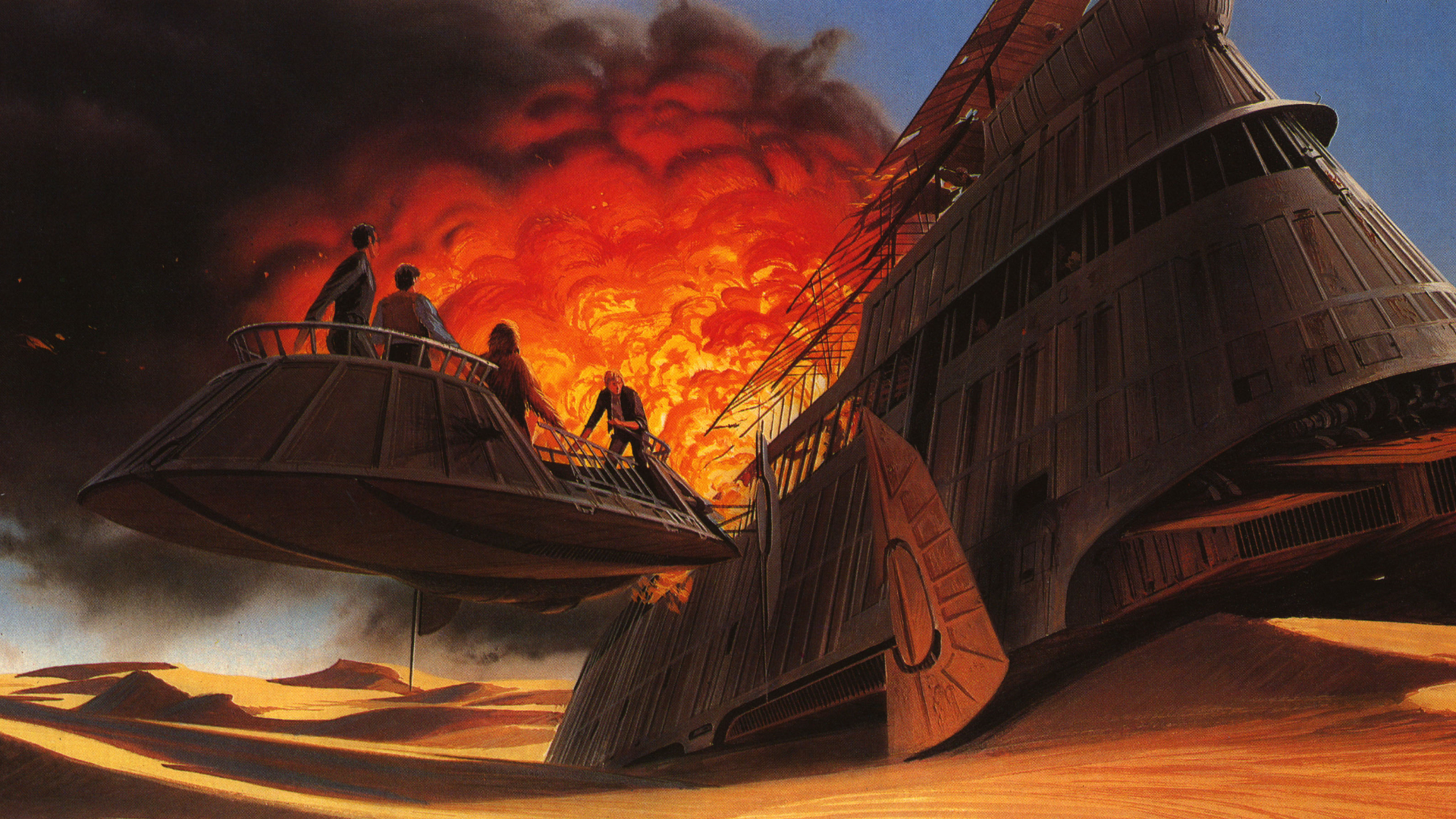 1920x1080 Ralph McQuarrie Star Wars Concept Art Wallpaper, Desktop