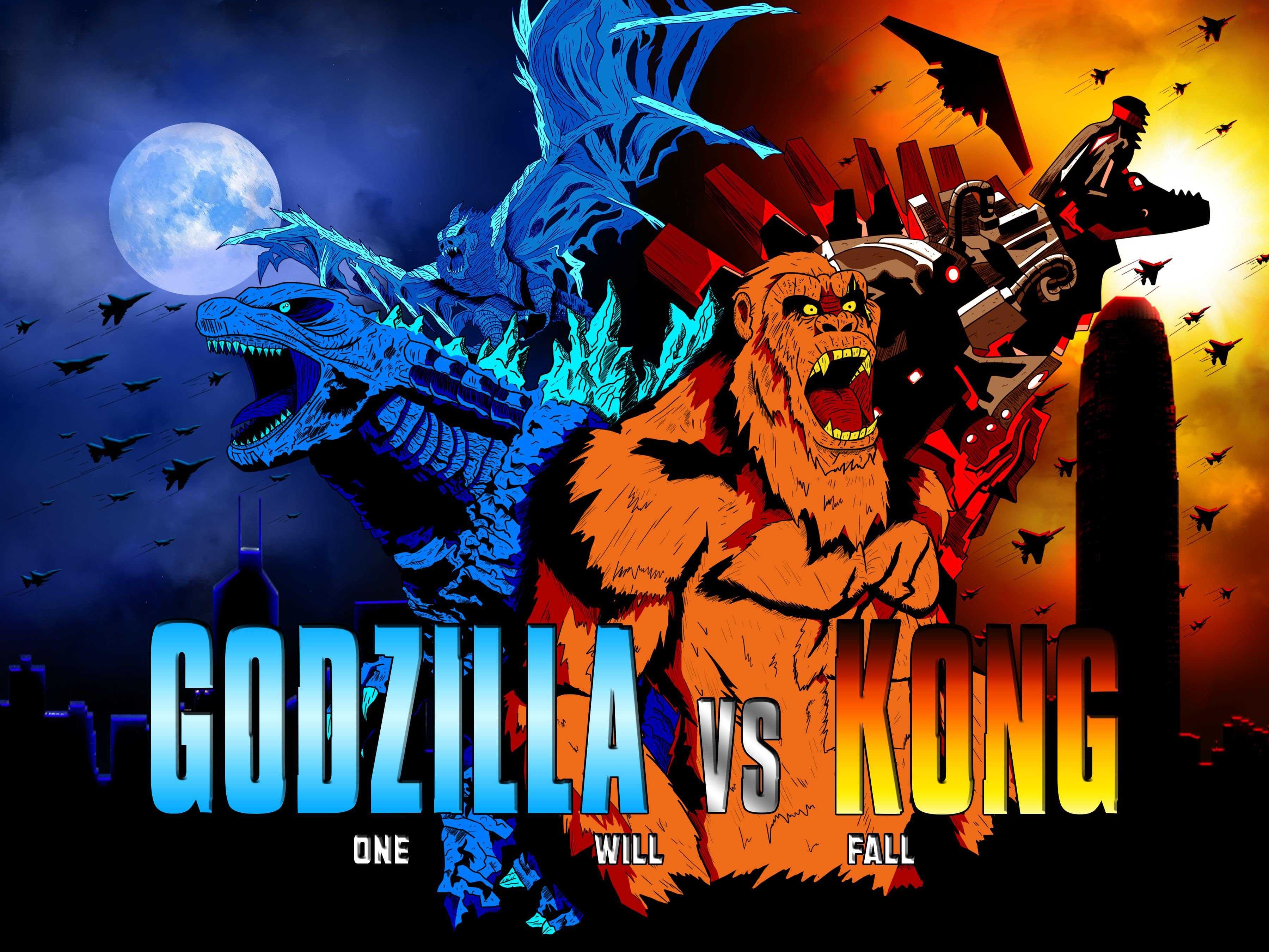 3600x2700 King Kong vs Godzilla Wallpaper Free HD Wallpaper, Desktop