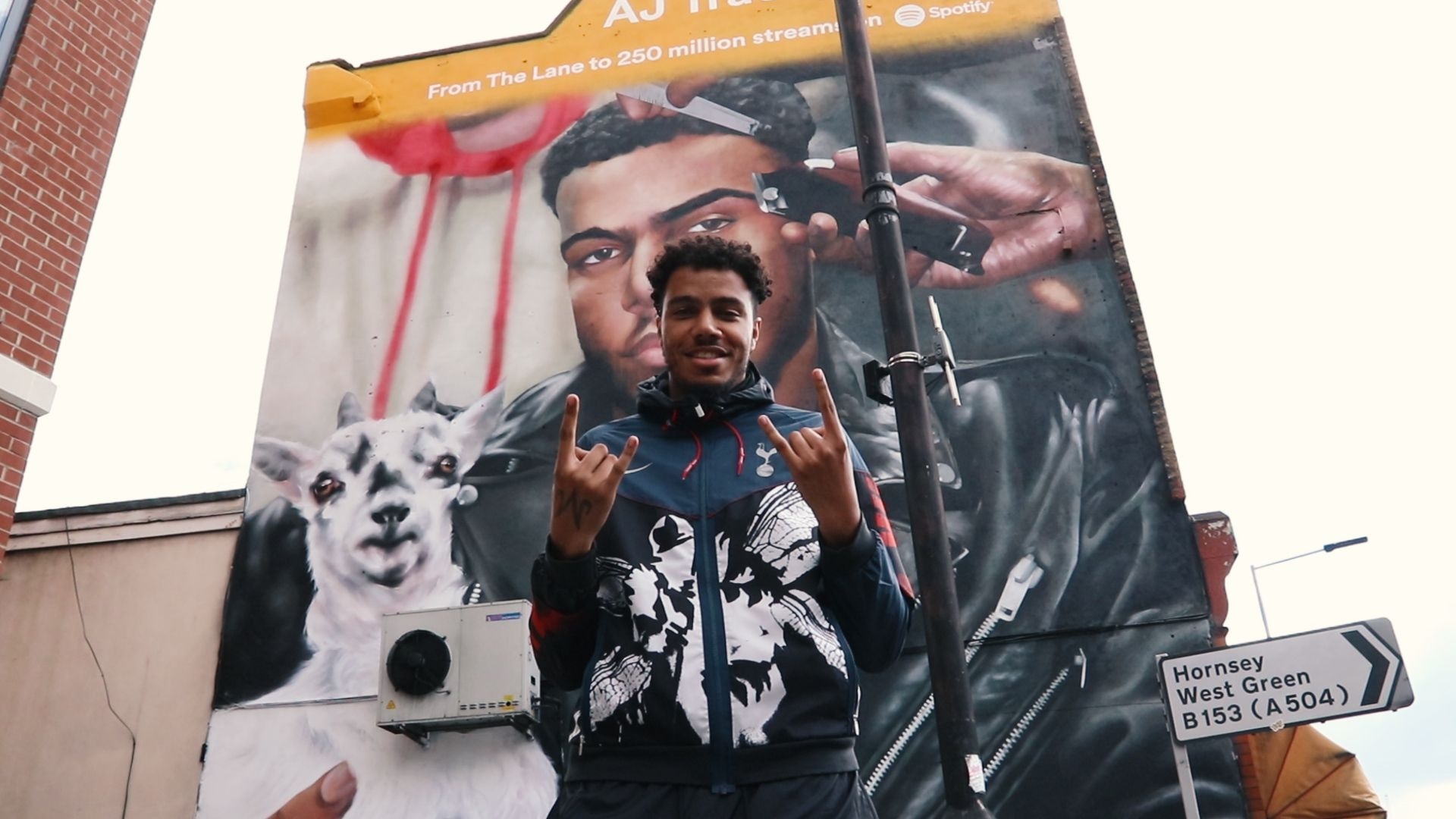 1920x1080 Spotify Blessed AJ Tracey with his Own Mural outside Spurs' New, Desktop