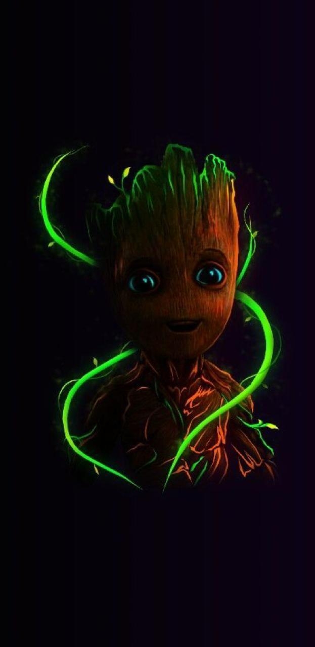 630x1280 Groot iPhone Wallpaper Free Groot iPhone Background, Phone