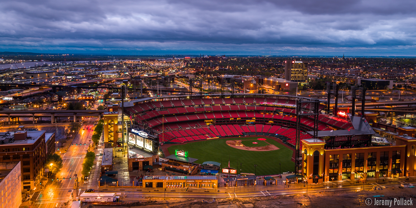 1600x800 Busch Stadium. Louis, MO, Dual Screen