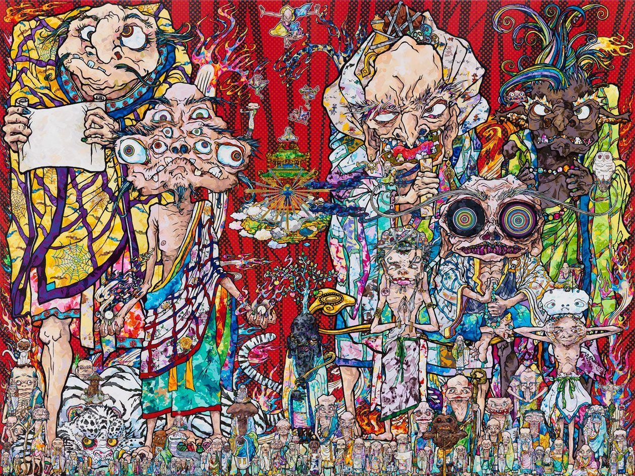 1260x950 A mournful Takashi Murakami shows his spiritual side at Gagosian, Desktop