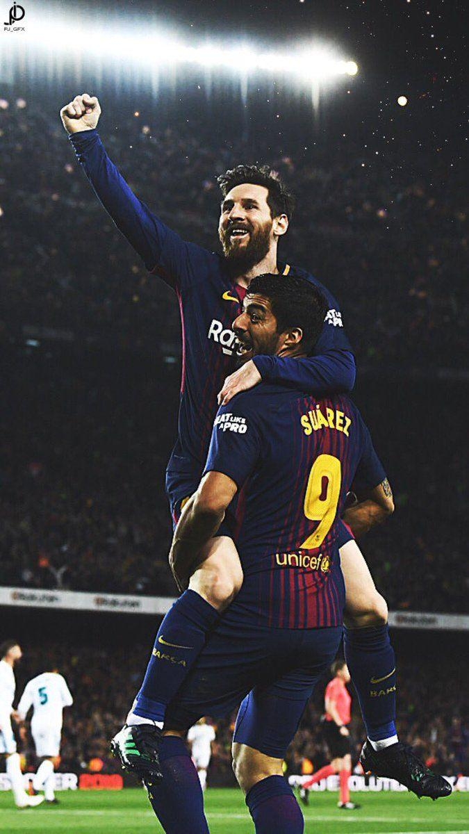 680x1200 PJ GFX Messi and Luis Suarez • Wallpaper, Phone