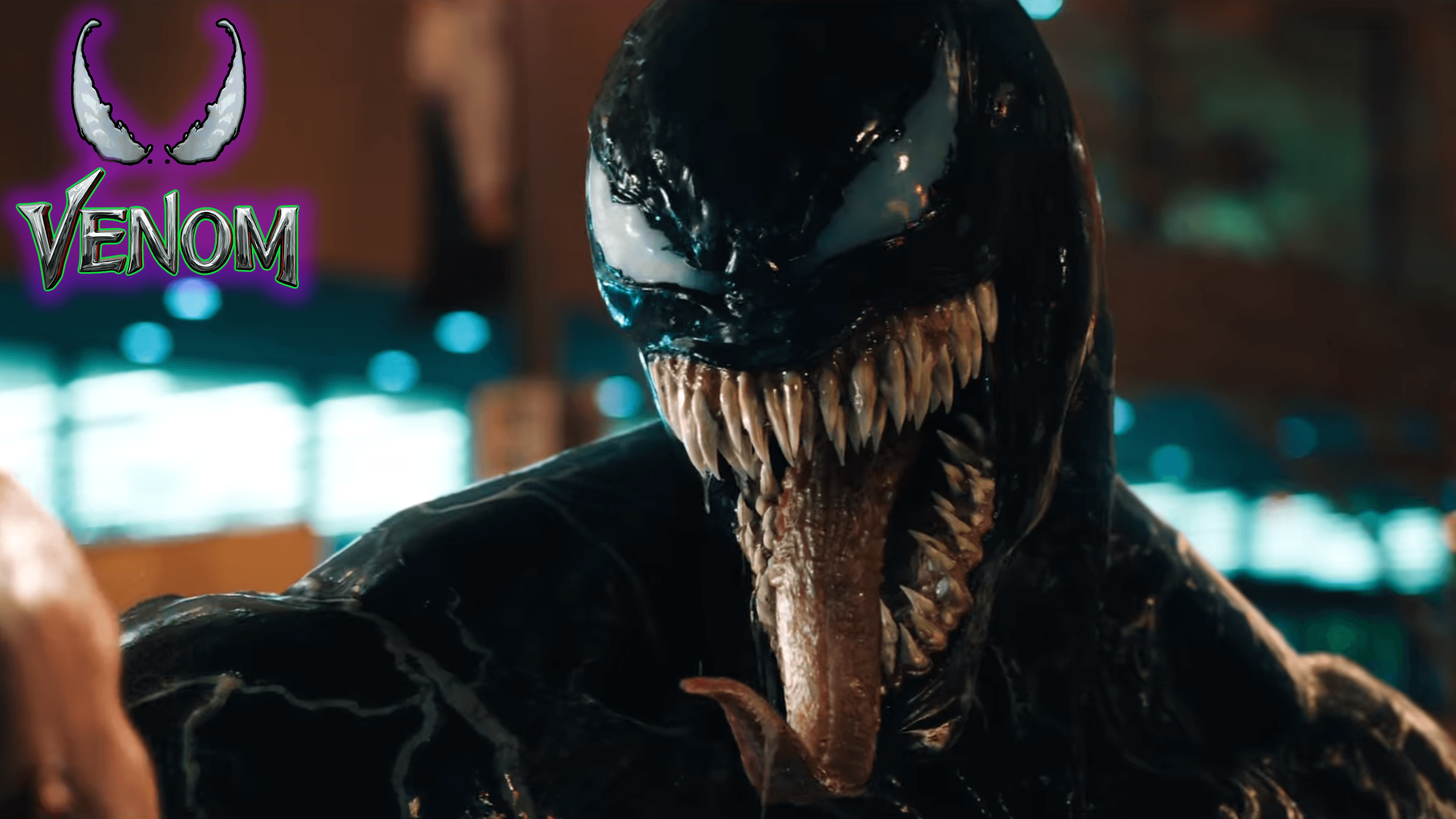 3840x2160 made a 4k venom wallpaper, figured i'd share it, Desktop