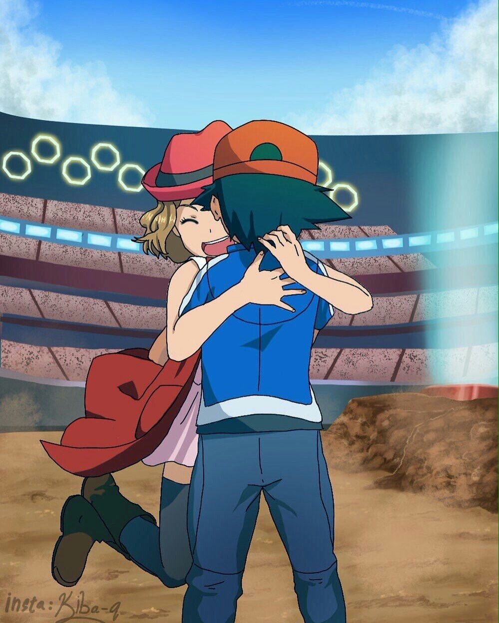 1000x1250 image about Amourshipping♡♡♡. See more about serena, ash and pokemon, Phone