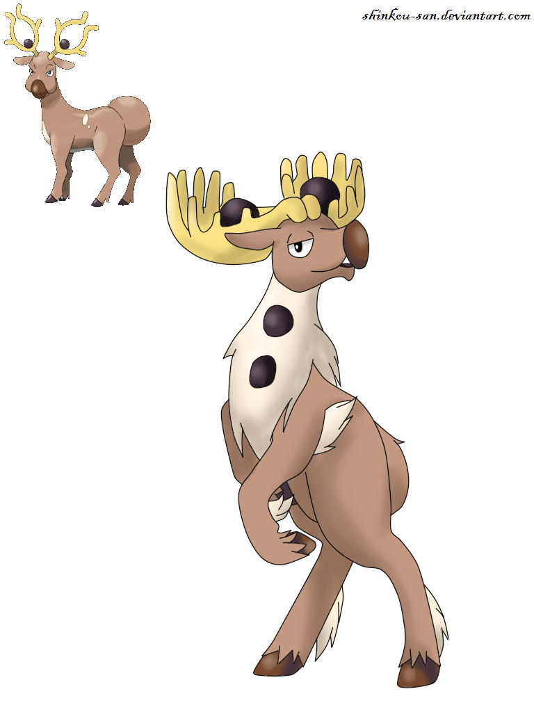 770x1030 Fanmade Mega Stantler By Shinkou San, Phone