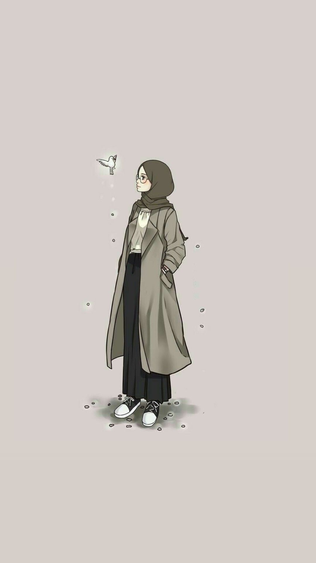 1080x1920 Pin oleh Izzaida Amira di Cute hijabista. Seni islamis, Kartun, Phone