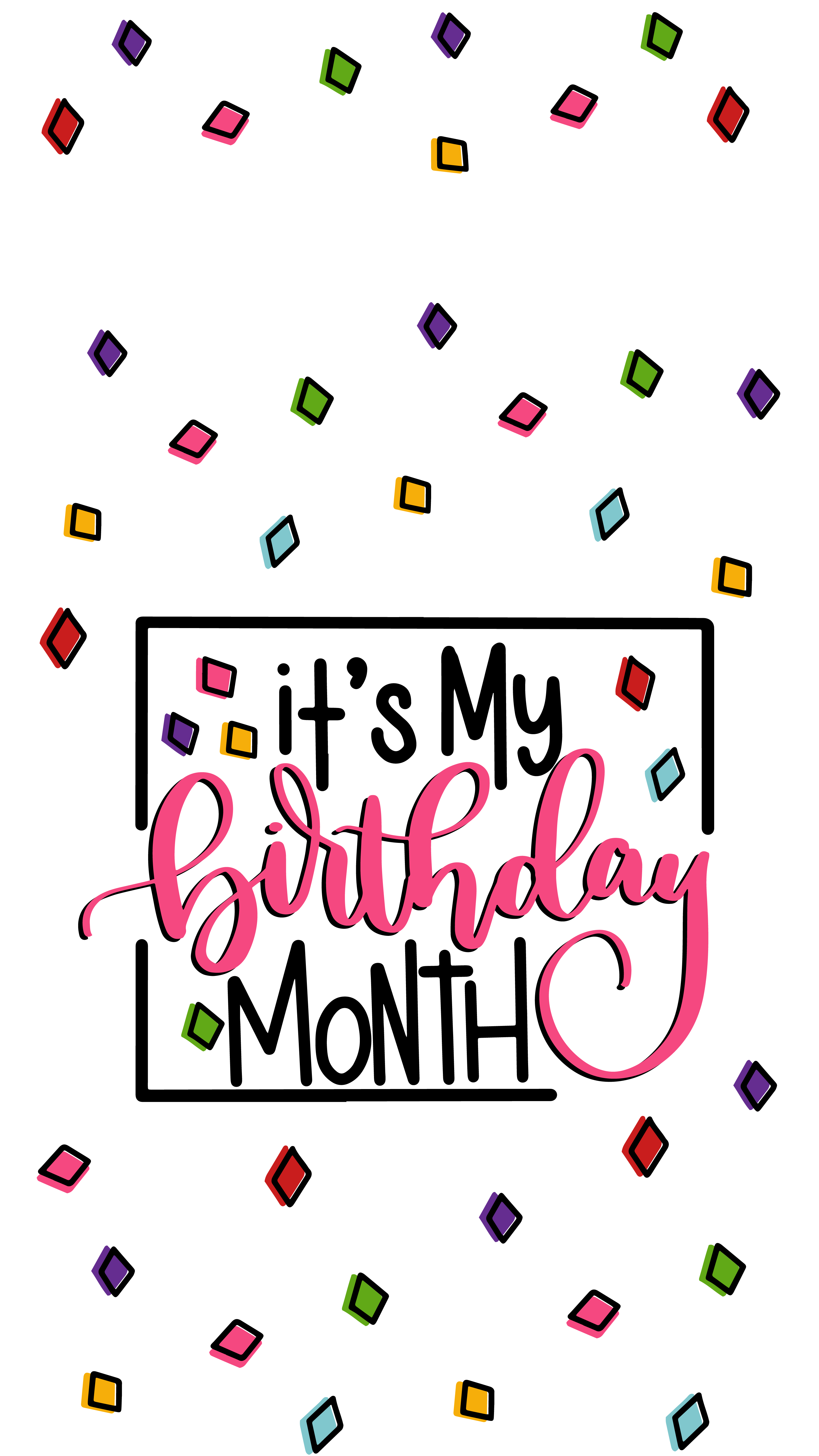 3130x5560 My Birthday Month Wallpaper, Phone