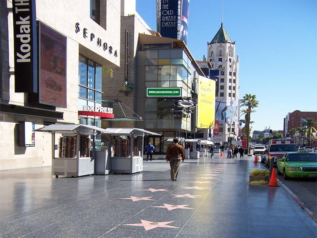 1030x770 Hollywood Walk Of Fame, Desktop