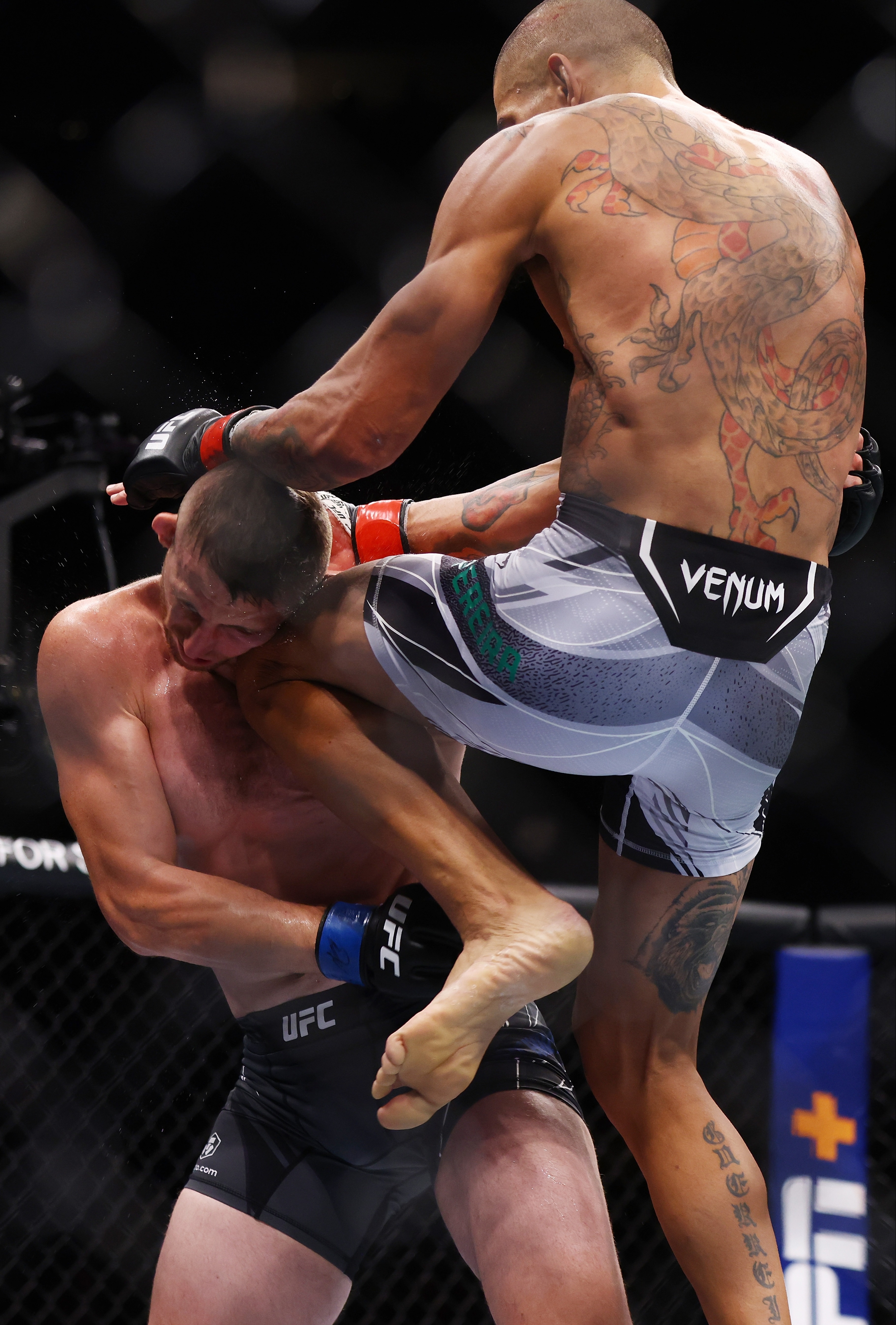 3650x5400 Watch Alex Pereira secure stunning UFC debut KO with brutal knee to face of Andreas Michailidis, Phone