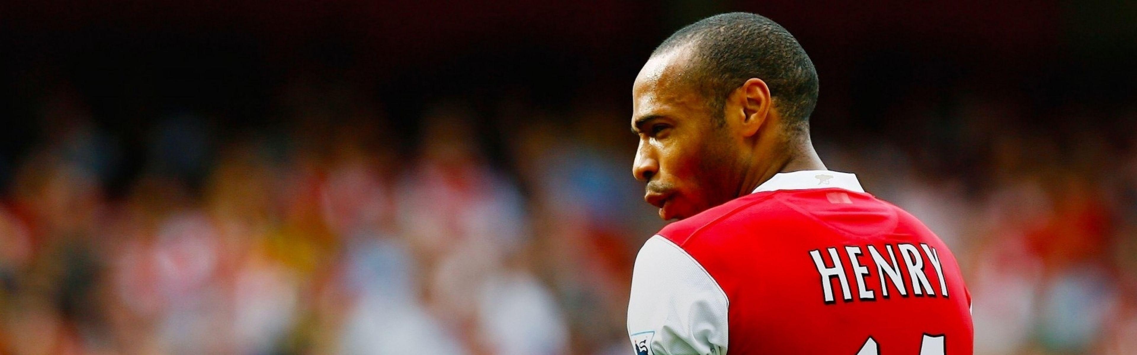 3840x1200 Download Wallpaper  Thierry henry, Henry, Arsenal, Dual Screen