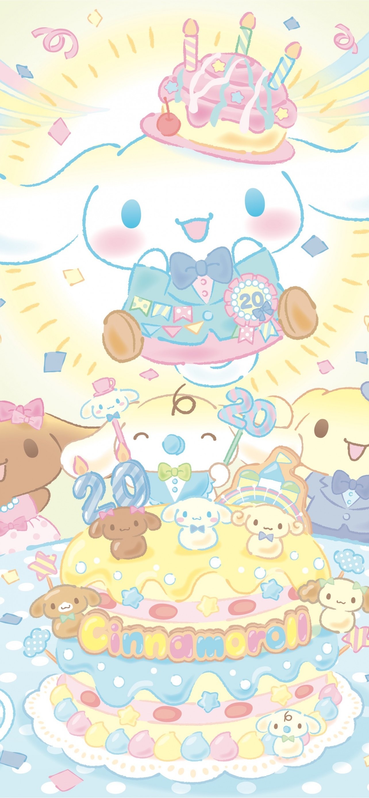 1290x2780 Cinnamoroll Wallpaper 4K, Birthday, 5K, Phone