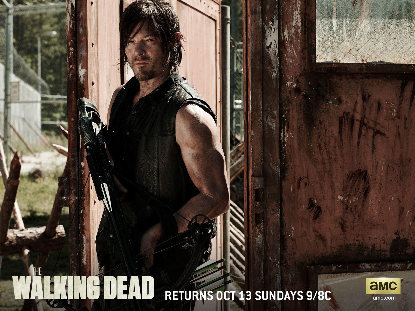 1600x1200 The Walking Dead Season 4: Daryl wallpaper. The Walking Dead, Desktop