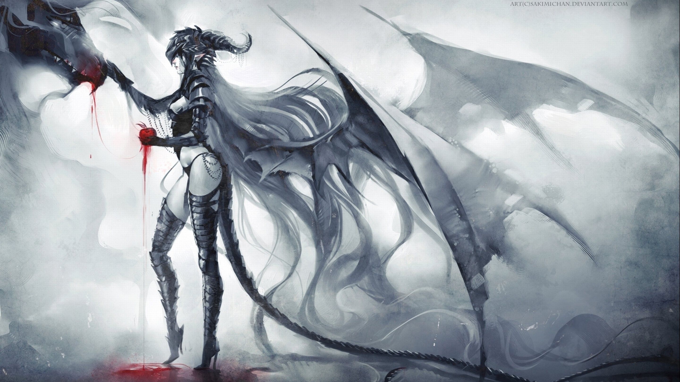 2880x1620 Quotes, fantasy, Fantasy Wallpaper, Amazing, Dark, Demon, Art Artwork, Desktop