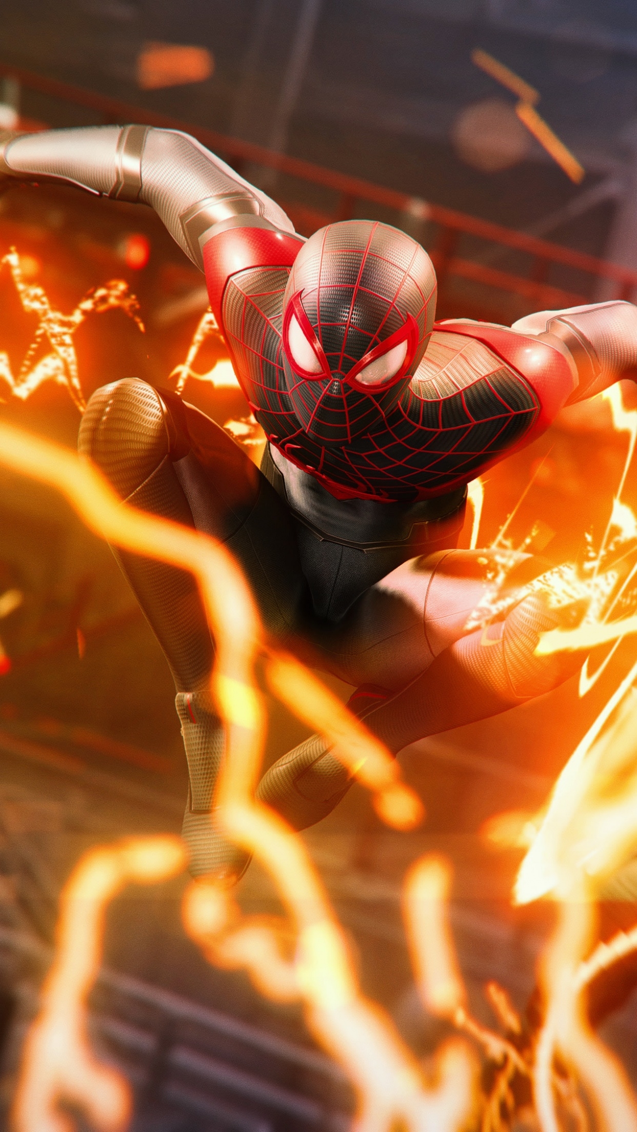 1250x2210 Marvel's Spider Man: Miles Morales Wallpaper 4K, Action, Gameplay, PlayStation 2020 Games, Games, Phone