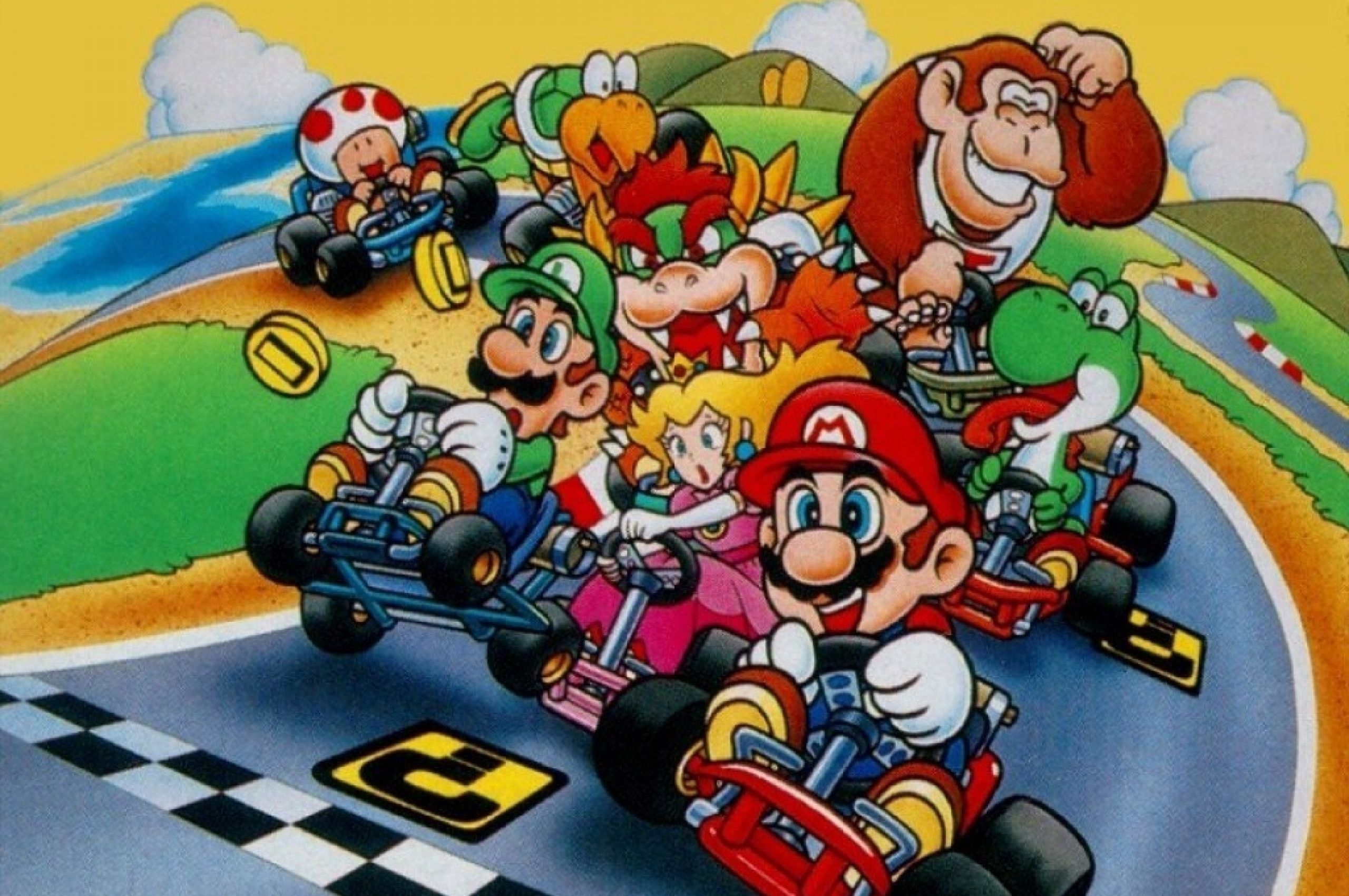 2560x1700 Free download yoshi toad mario kart koopa super mario kart, Desktop