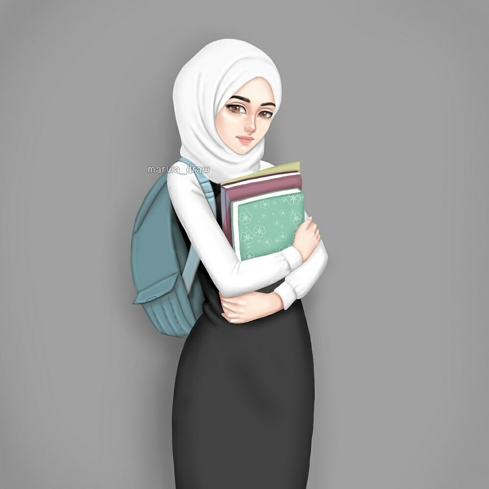 1000x1000 image about muslimah cartoon. See more about, Phone