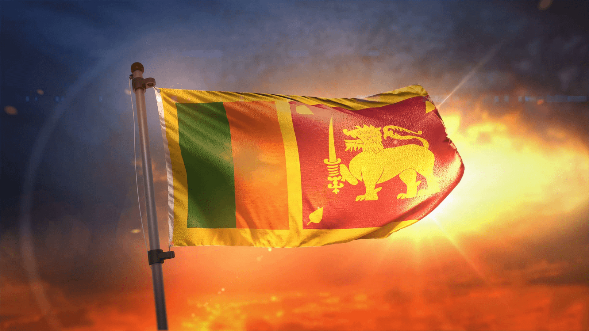 1920x1080 Sri Lanka Flag Wallpaper, Desktop