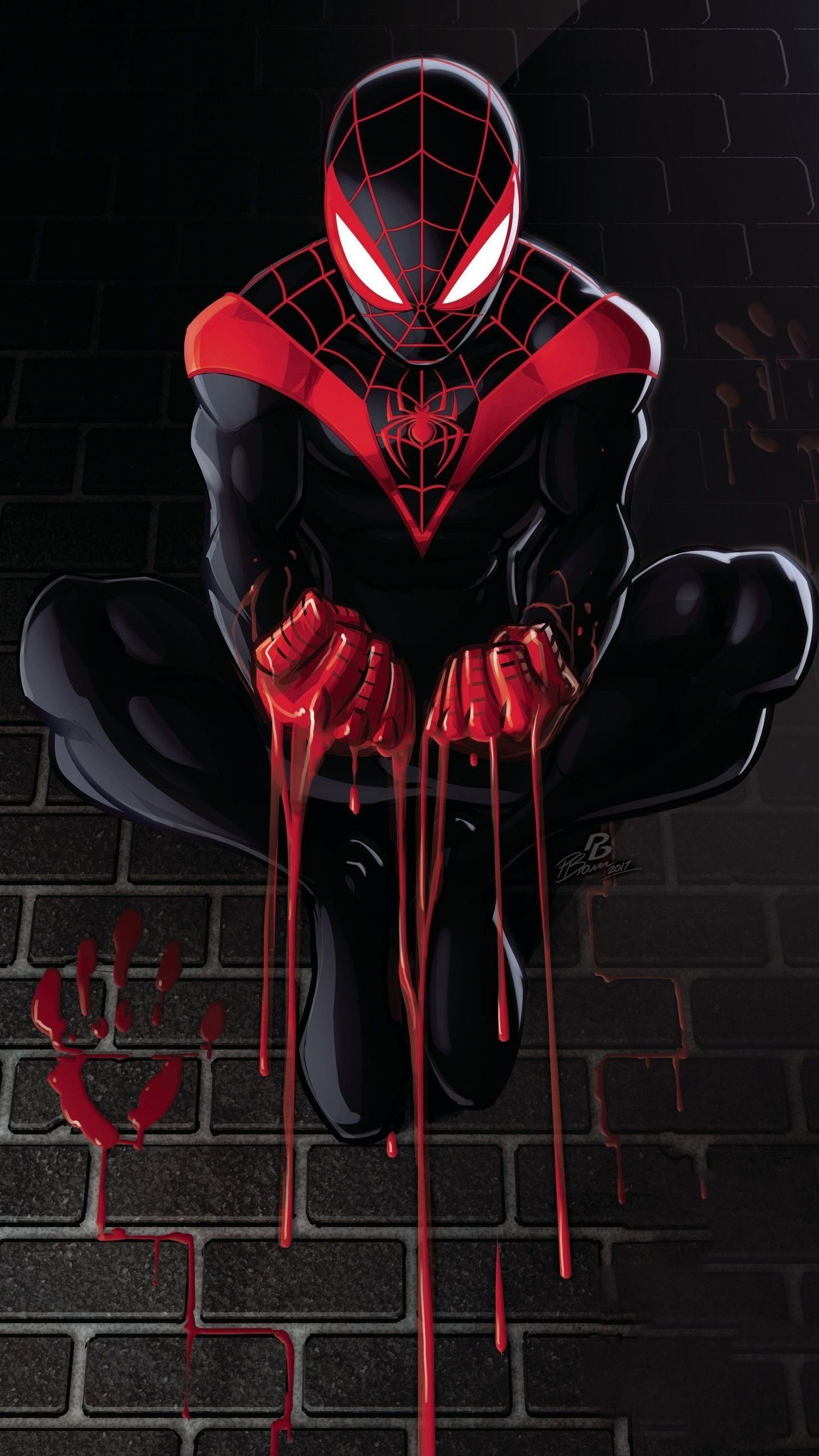 1440x2560 Marvel Spider Man Miles Morales Wallpaperwalpaperlist.com, Phone