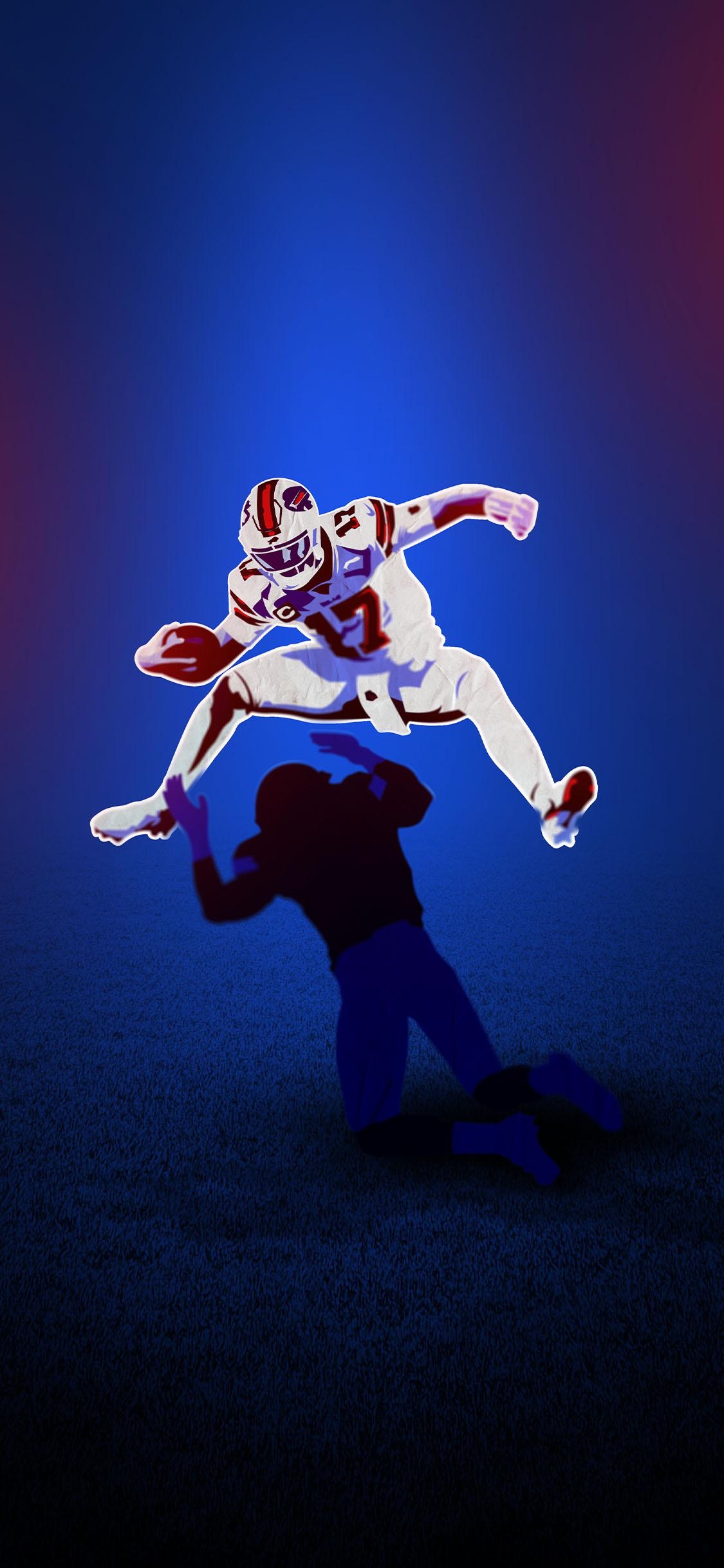 1130x2440 fire josh allen wallpaper, Phone