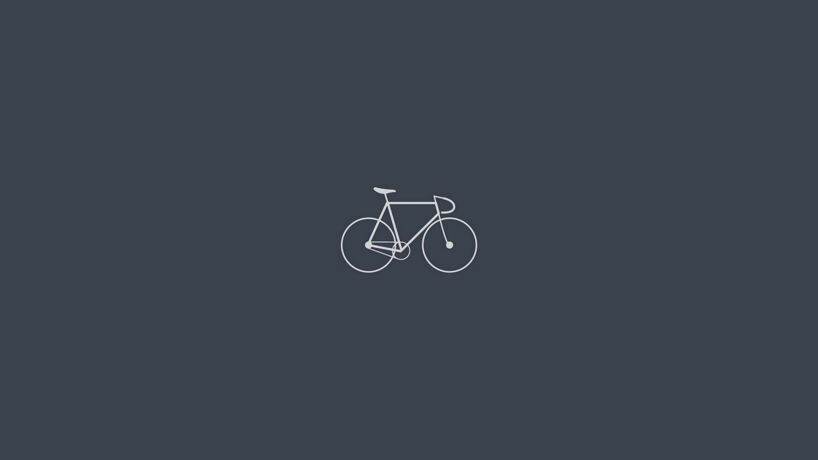 1600x900 Download wallpaper  bicycle, minimalism, gray widescreen 16:9 HD background, Desktop