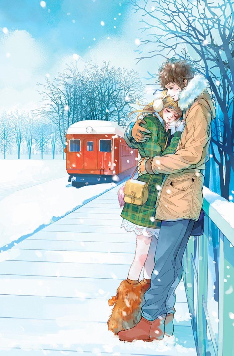 750x1140 Love Couple Romantic Anime, Phone