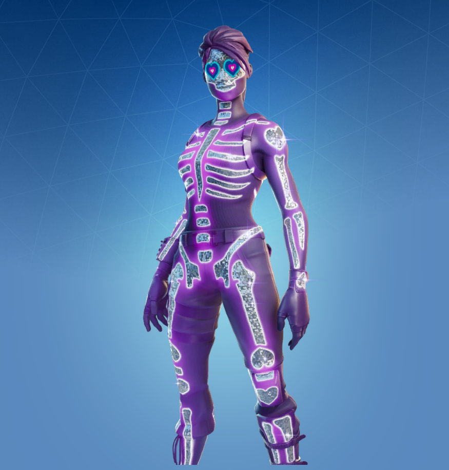 880x920 Sparkle Skull Fortnite wallpaper, Phone