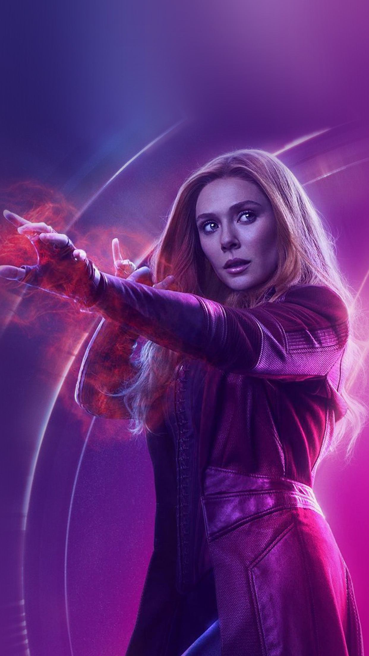 1250x2210 Scarlet Witch Avengers Film Hero Marvel Art Wallpaper, Phone