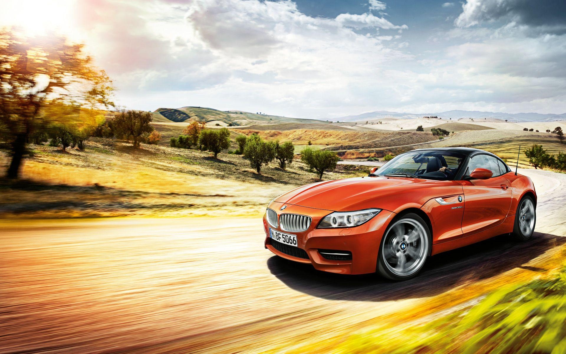 1920x1200 Wallpaper: 2013 BMW Z4 Facelift in Valencia Orange, Desktop