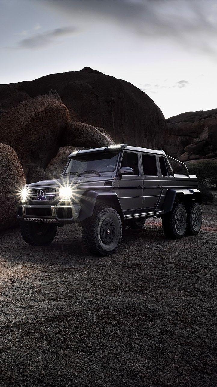 730x1290 Mercedes Benz G63 AMG 6x6 In Desert Canyon Rocks IPhone Wallpaper, Phone