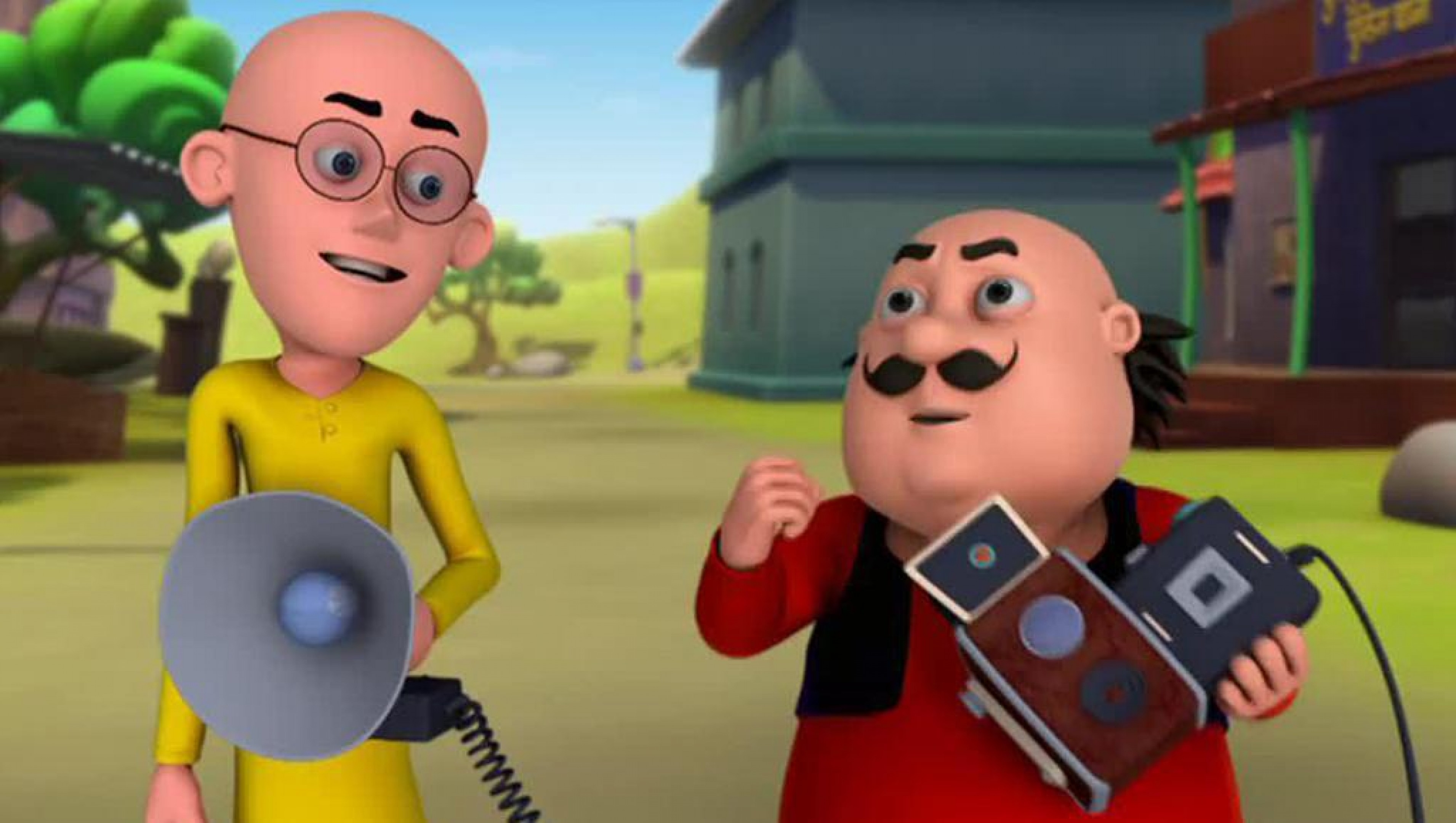 3830x2160 motu patlu cartoon HD wallpaper.com • 4K 5k 8k HD Desktop Wallpaper for Ultra High Definition Widescreen Desktop, Tablet & Smartphone wallpaper, Desktop