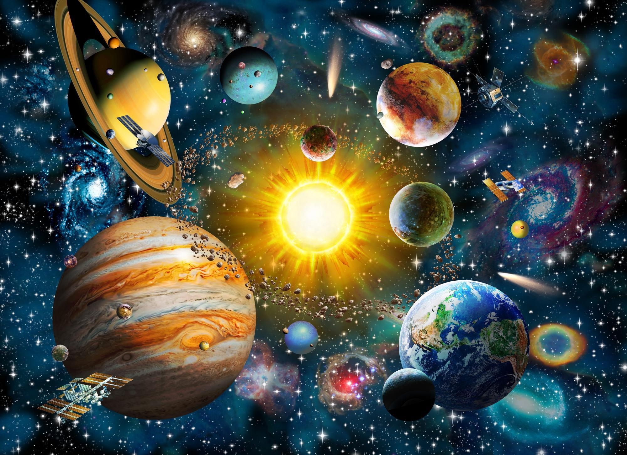 2000x1460 Solar System Wallpaper 15 X 1451, Desktop