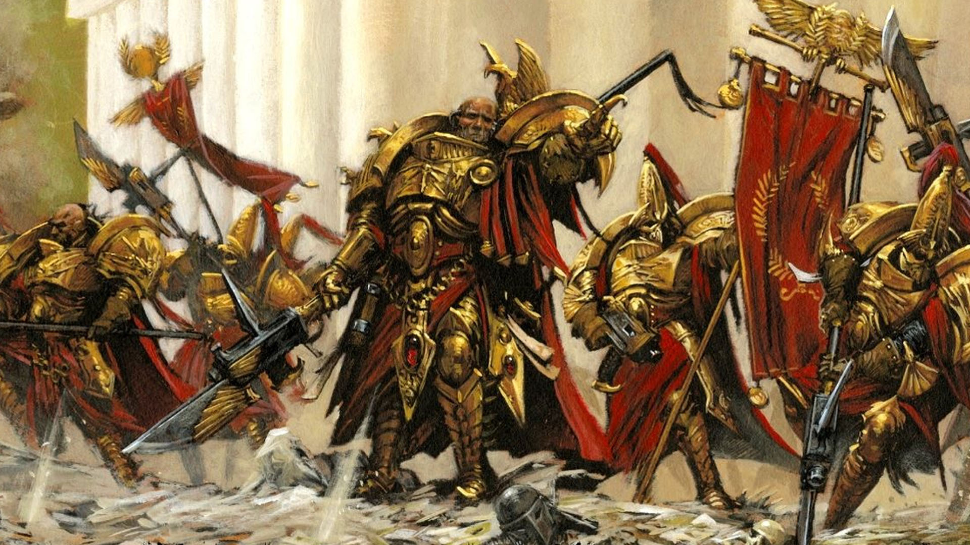 1920x1080 Warhammer 40k Adeptus Custodes army guide 2023, Desktop