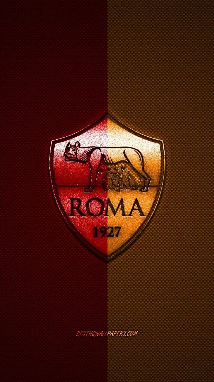 720x1280 AS Roma Soccer Logo Wallpaper, Phone