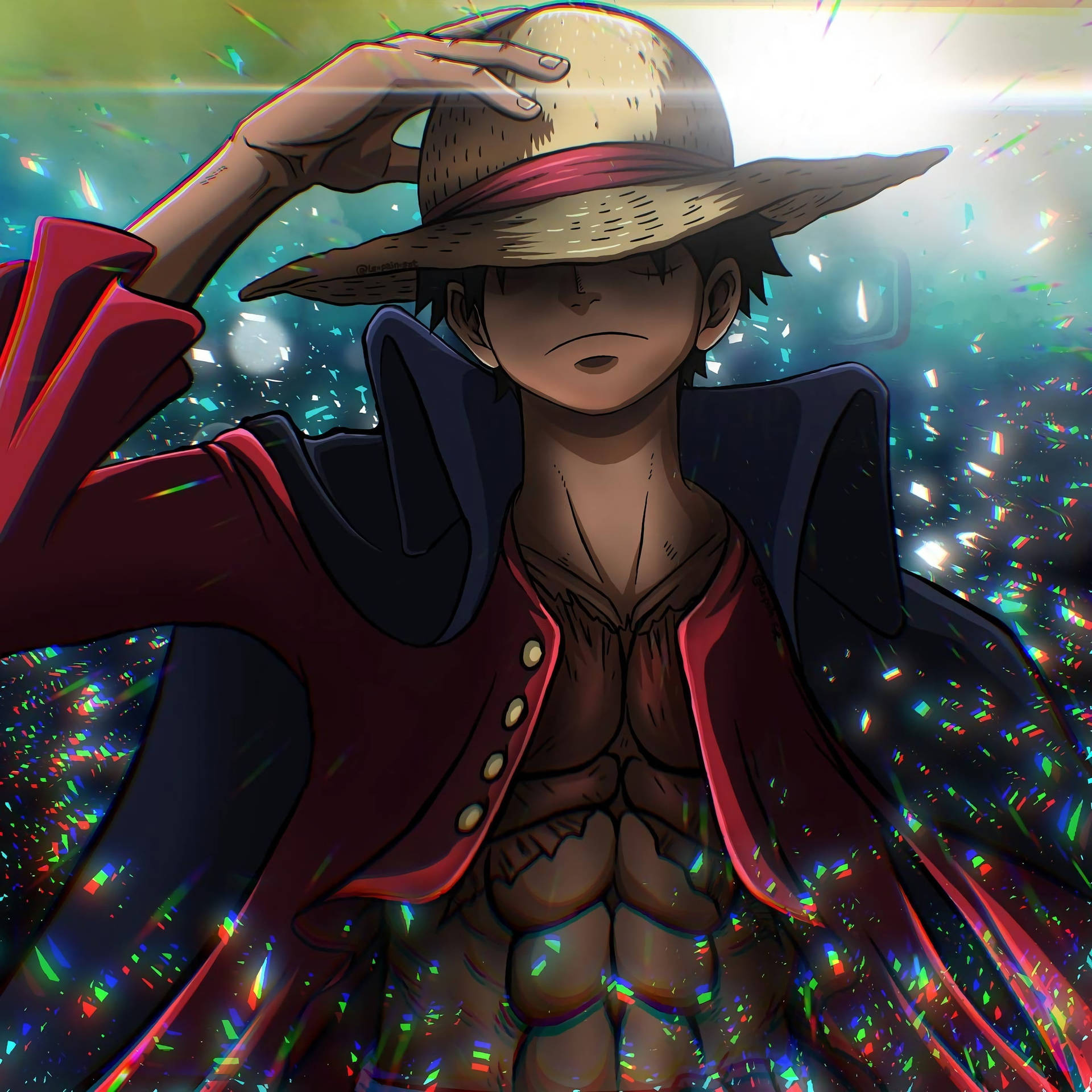 1920x1920 Luffy Aesthetic Wallpaper, Phone