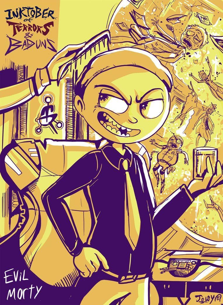 770x1050 Evil Morty, Phone