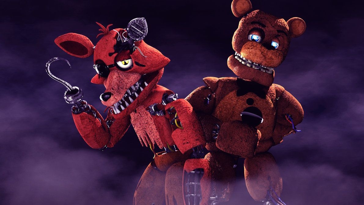 1200x670 Withered Foxy and Freddy. Freddy toys, Fnaf characters, Freddy, Desktop