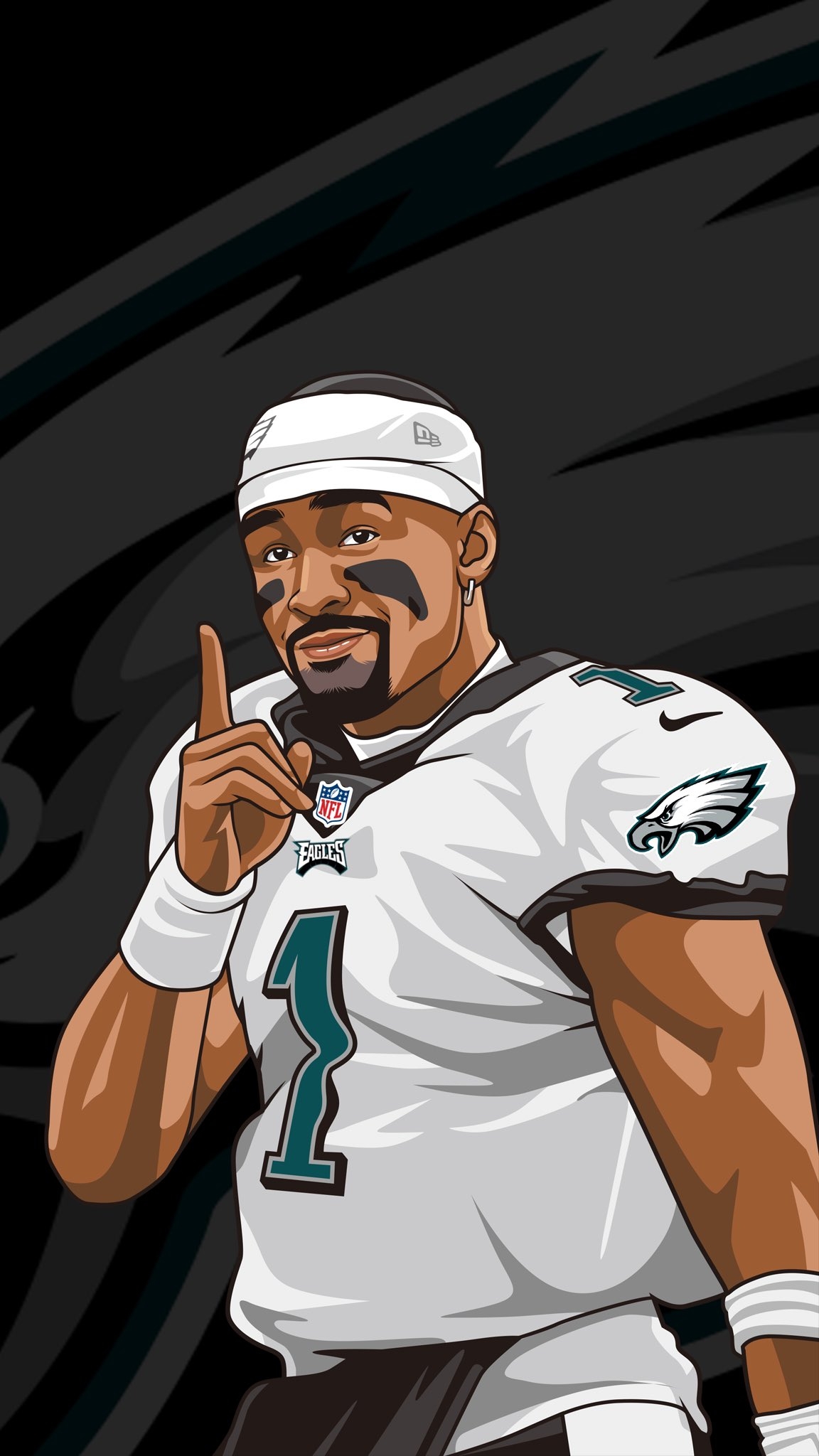 1160x2050 EROCK some wallpaper for ya! Happy Holidays! #wallpaperwednesdays #FlyEaglesFly #eagles, Phone